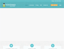 Tablet Screenshot of easybreezypreschool.com